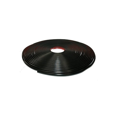 Protekto Trim 3/8in HALF RND BLACK 20'  KIT 37-631